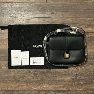 ❌SOLD❌ Celine Medium Tabou Bag in Black Smooth Calfskin Leather